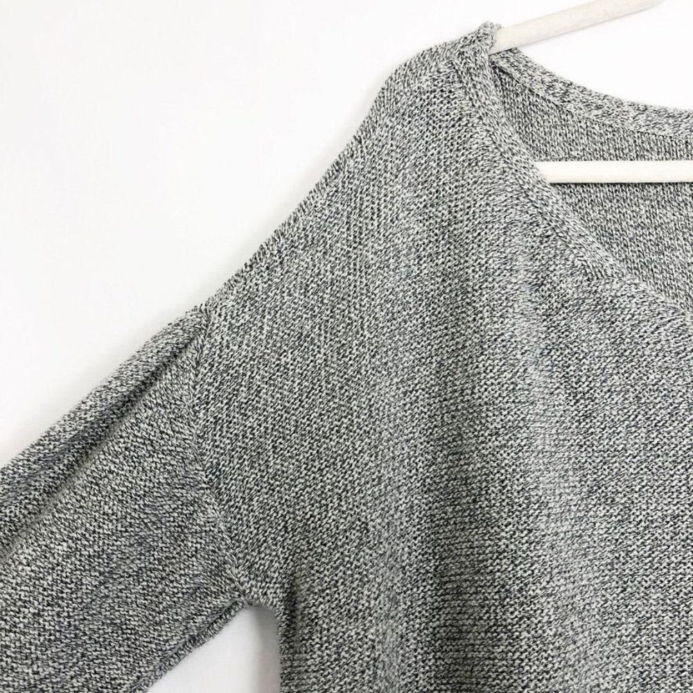 Anthropologie Fairview Oversized Sweater Gray S - Picture 6 of 12